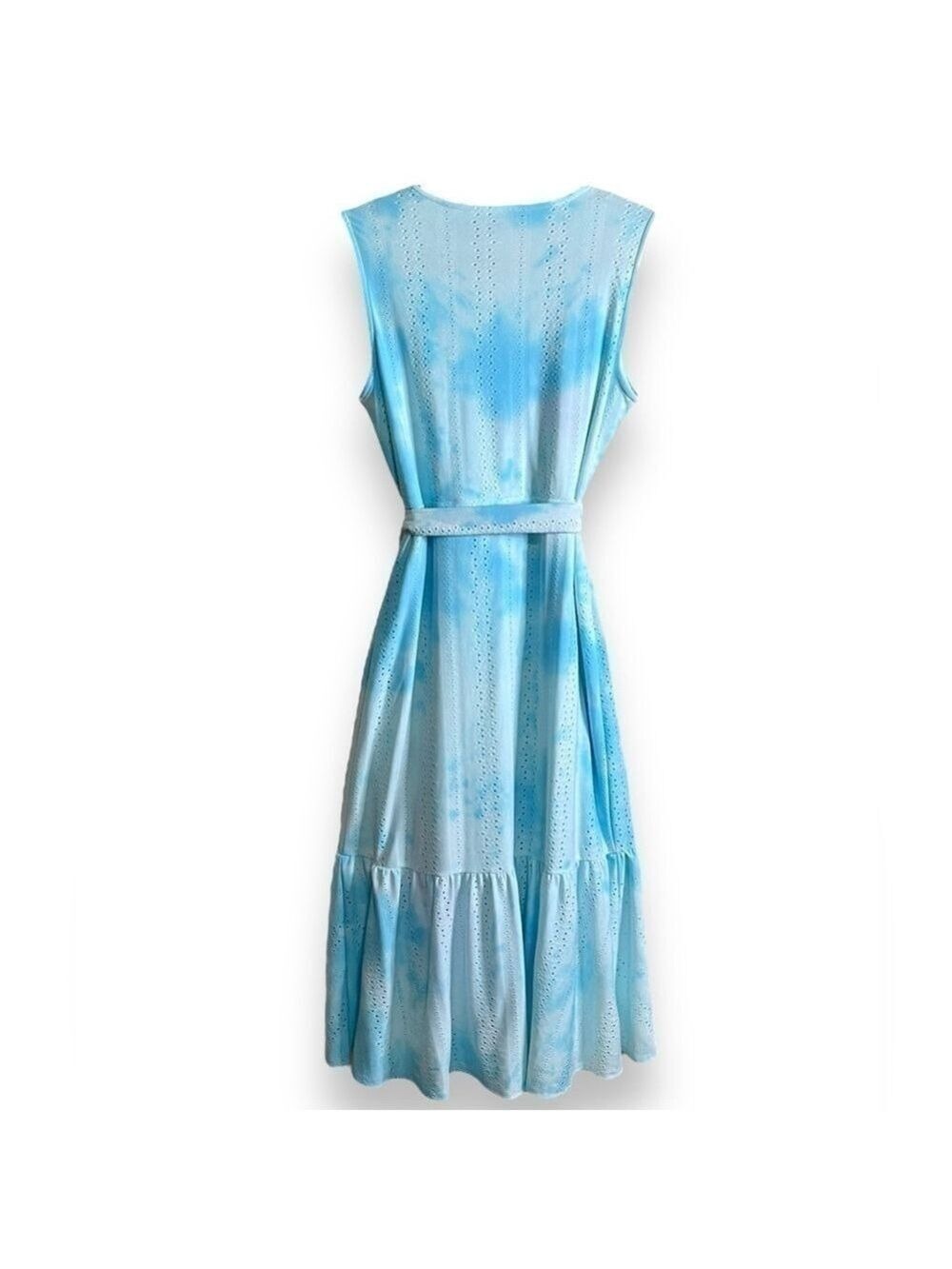 Tie Dye Maxi Dress Blue Women's Size Small - Picture 5 of 8